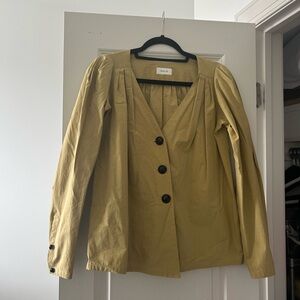 Lemaire Olive Green Blouse, size EU34